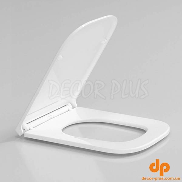 DGR0760111W Grid Кришка для унітазу з soft-close механізмом, білий глянець (1 сорт)