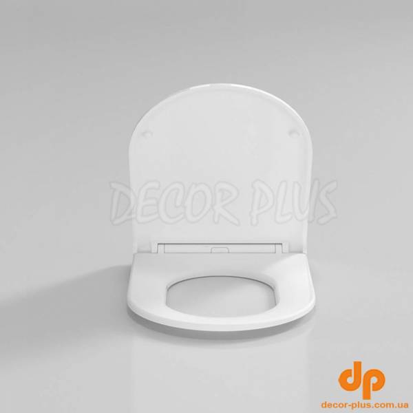 DFL0460111W/DFL0460211W/DUN0930111W Кришка для унітазу з soft-close механізмом, білий глянець (1 сорт)