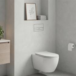 E10053 Кноппка M2 PRO для Tece, Vitra,Cersanit, Jomotech, Delta з розсхідниками (1 сорт)