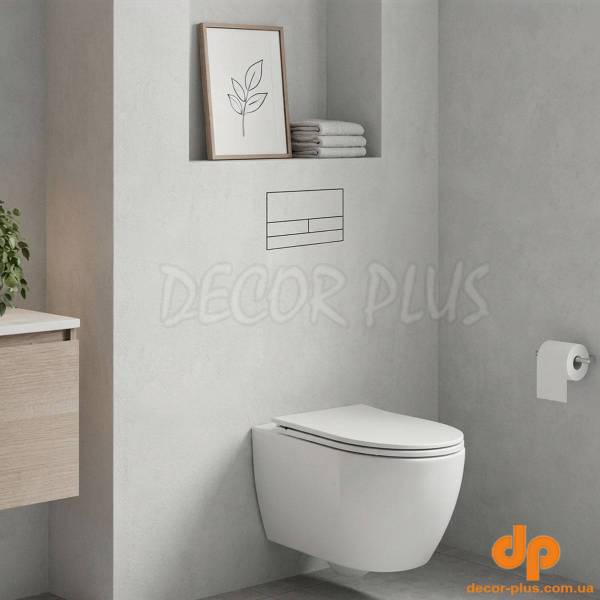 E10053 Кноппка M2 PRO для Tece, Vitra,Cersanit, Jomotech, Delta з розсхідниками (1 сорт)