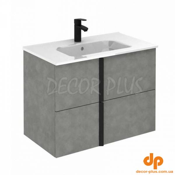 C0074436   ONIX  Тумба 60,  + раковина Slim,   cірий цемент (1 сорт)