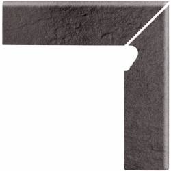 Клінкер SOLAR GRAPHITE SCURTING RIGHT STRUCTURE 8х30