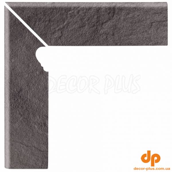 Клінкер SOLAR GRAPHITE SCURTING LEFT STRUCTURE 8х30