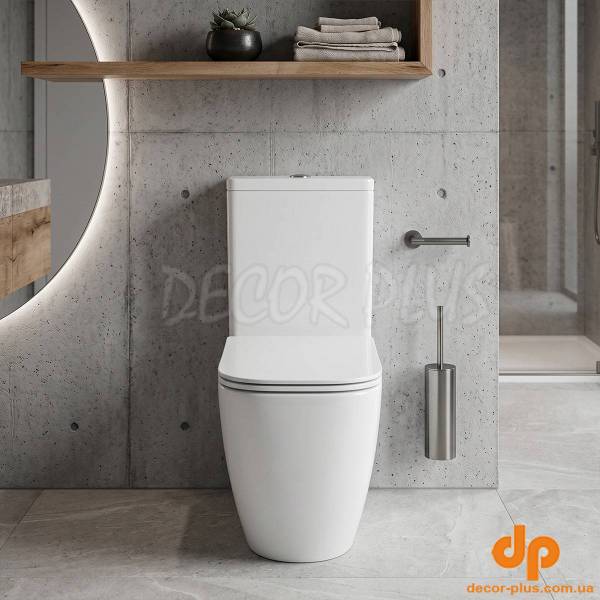 K681-063 Компакт 930 Remo Pro Square Tornado 011, приставний до стіни, безобідковий CleanOn, сидіння SLIM Duroplast із Softclose