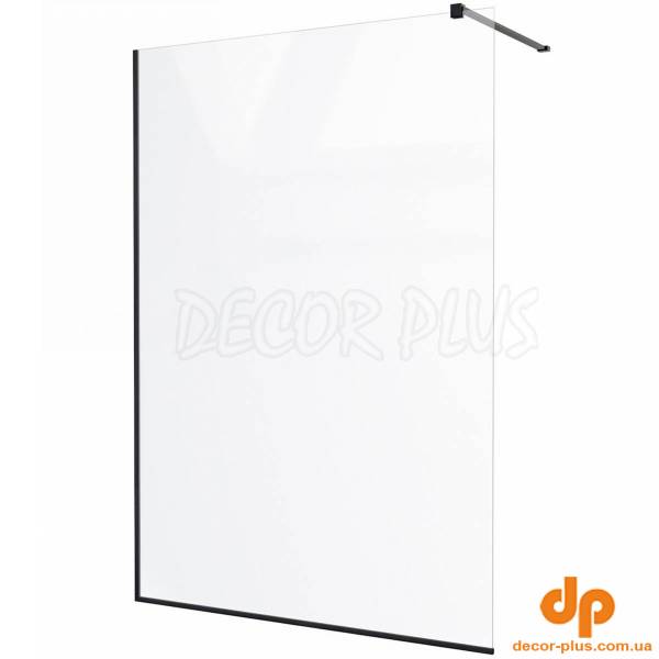 DSN90200B Style New Душове огородження Walk-In 900x2000, чорний мат (1 сорт)