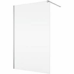 STR4PA61205007   WALK-IN EASY Душова фіксована перегородка 1200*2000, скло 6 мм,  прозоре, профіль хром (1 сорт)