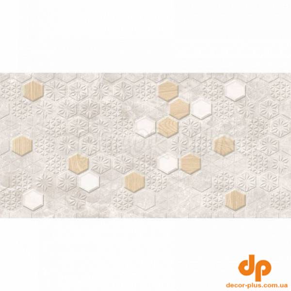 Плитка стінова ZN1061 Zen Бежевий Hexagons 300x600 Golden Tile