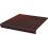 Сходинка з капіносом пряма Cloud Brown STR 30x33 код 7755 Ceramika Paradyz