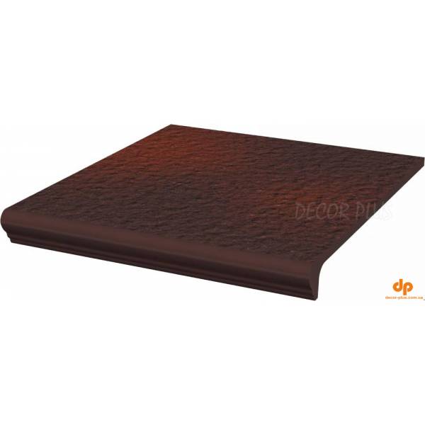 Сходинка з капіносом пряма Cloud Brown STR 30x33 код 7755 Ceramika Paradyz