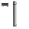 Рушникосушка Rolo Hanger E 1400x205 Ral Raw Metal WLROW140020KRAWE8ORXMX0 Terma