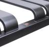 WLWAT111050K9M5E8TS1D Рушникосушка електрична Terma WARP T 1110*500 ,колір RAL 9005 mat (чорний мат), підключення E8, Split 600 