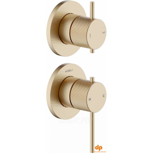 Змішувач для душу Respiro Miele брашований PVD WE81102-1RSCGP Nobili