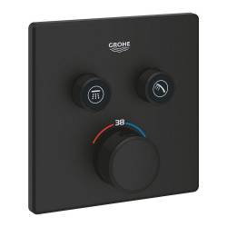 Змішувач для душу Grohtherm SmartControl 102166KF0 Black Grohe