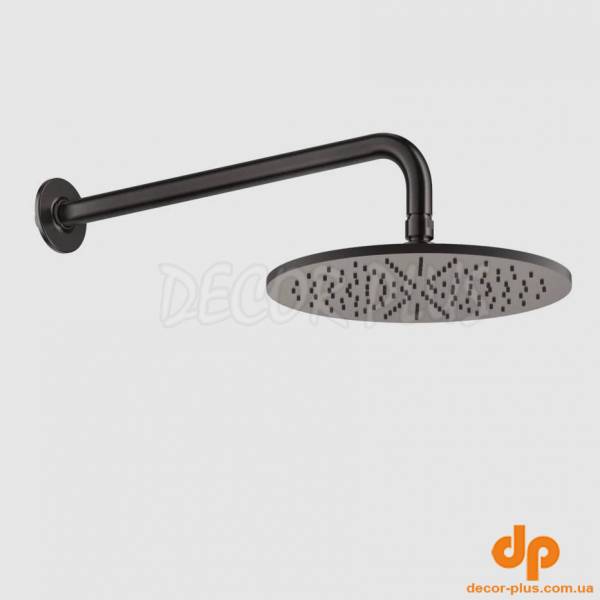 Верхній душ INCISO Black Metal Brushed PVD 58248707 Gessi
