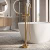 550538BG Flow Змішувач для ванни з підлоги, brushed gold (1 сорт)