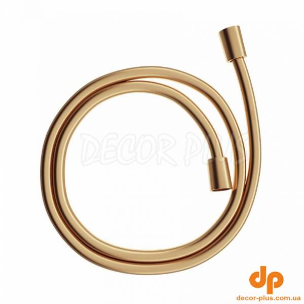 D113000001000BG Flow Душовий шланг з латунними гайками G1/2’’ довжиною 1,5 м, brushed gold (1 сорт)