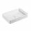 DFL2174100W Flow square Раковина прямокутна 600х405х110мм на стільницю, без переливу, біла (1 сорт)
