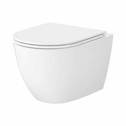 Унітаз підвісний із турбозмивом СЕТ C952 Lider Pro Oval Tornado з кришкою soft-close SZCZ1004030001 Cersanit