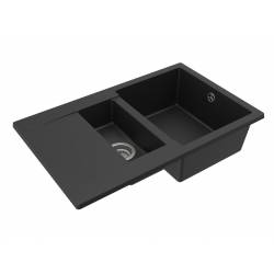 Кухонна мийка LaPas (TOTAL BLACK) колір глибокий чорний, без домішок