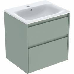 Шафка з умивальником 60 Selnova Square Slim rim 504.138.IK.1 Geberit