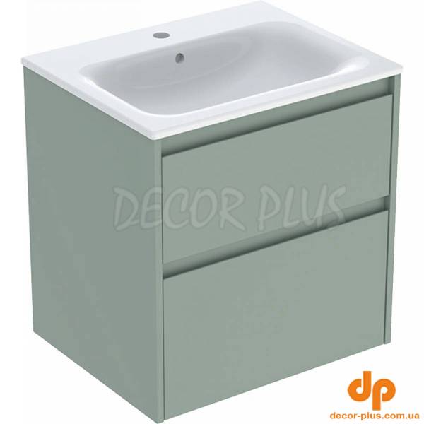 Шафка з умивальником 60 Selnova Square Slim rim 504.138.IK.1 Geberit