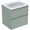 Шафка з умивальником 60 Selnova Square Slim rim 504.138.IK.1 Geberit