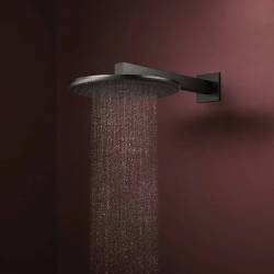 24520340 HG Raindance Alive S Верхній душ 300 1jet, brushed black chrome (1 сорт)
