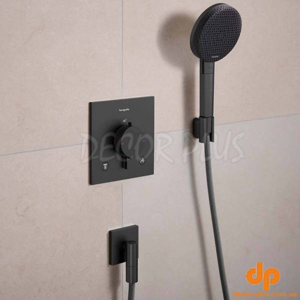 24511340 HG Raindance Alive Select S Ручний душ 125 3jet EcoSmart, brushed black chrome (1 сорт)