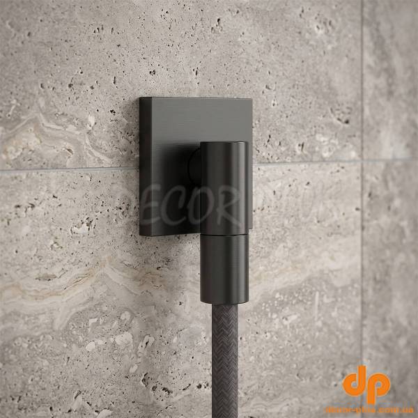 28883340 HG FixFit Fine E Шлангове підключення, brushed black chrome (1 сорт)