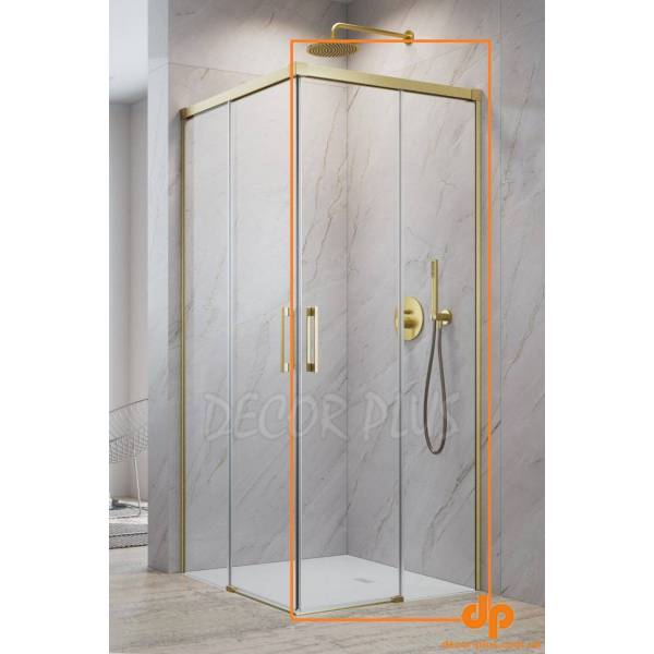 Душова кабіна (половина) Idea 6 Brushed Gold KDD 90 права RADAWAY
