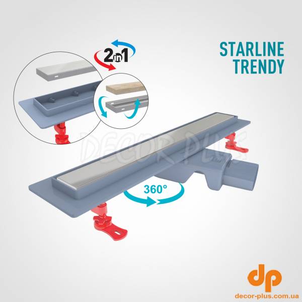 Душовий канал 60 см Starline Trendy VLD-563320 Valtemo