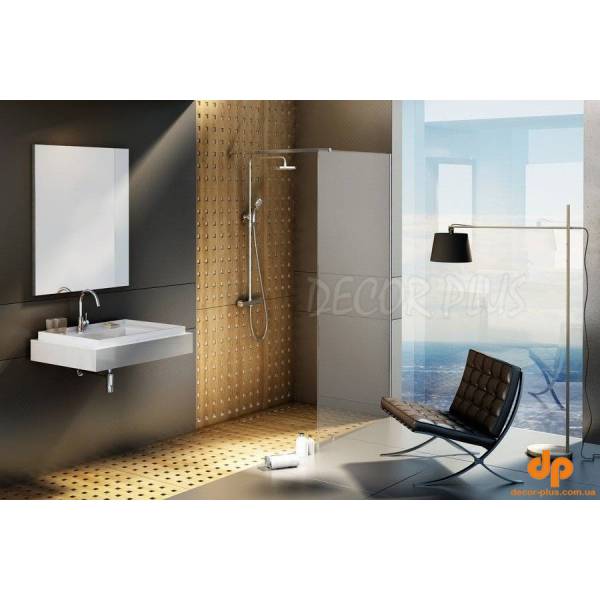 Душова кабіна Walk-In Wall Set Полірований алюмінь 120 Transparent Ravak