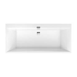 uBQ180SQE2DV-01 SQUARO EDGE 12 Ванна 180х80см, білий (1уп) (1 сорт)