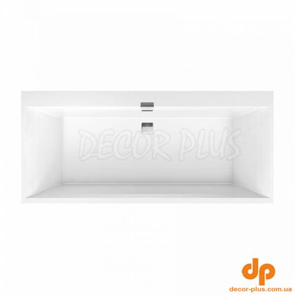 uBQ180SQE2DV-01 SQUARO EDGE 12 Ванна 180х80см, білий (1уп) (1 сорт)