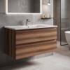 AD0100.10.VV ALINDA,Тумба під раковину 100см з умивальником SU,  Walnut (1 сорт)