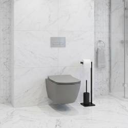 EG321-11CG00E-0000 ELEGANT Унітаз  з кришкою підвісний безобідковий, Cool Grey (1 сорт)