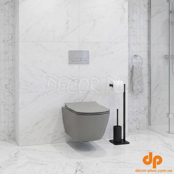 EG321-11CG00E-0000 ELEGANT Унітаз  з кришкою підвісний безобідковий, Cool Grey (1 сорт)