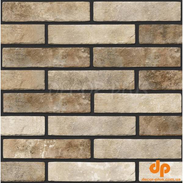 Плитка стінова KB1010 Klinker Brick Бежевий Slim 60x250x6 Golden Tile