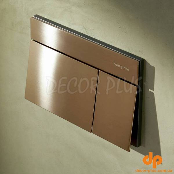 66003140 HG Змивна клавіша  iFrame Element E, brushed bronze (1 сорт)