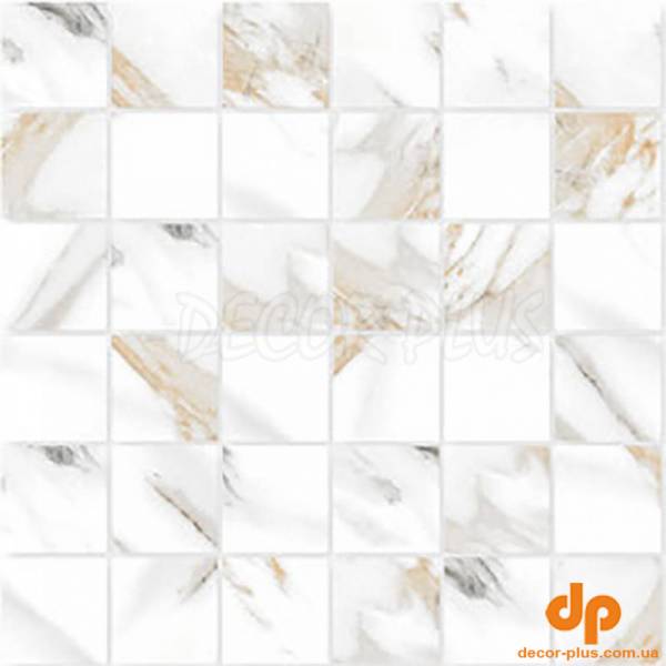 Декор МОЗАЇКА CALACATTA GOLD Сіра М35071 30х30