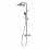 L10402 030 ELIOS Душова система з термастатом з виливом, верхнім душем 250mm та ручним душем зі шлангом, хром (1 сорт)
