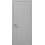 Міжкімнатні двері Папа Карло  ST-21 сірий матовий. торець кромка алюмiнiй сiрий 