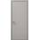 Міжкімнатні двері Папа Карло  ST-23 світло сірий супермат.торець кромка алюмiнiй чорний