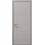 Міжкімнатні двері Папа Карло  ST-24 світло сірий супермат.торець кромка алюмiнiй чорний