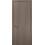 Міжкімнатні двері Папа Карло  ST-18 дуб ciрий.торець кромка ABC у колір полотна