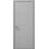 Міжкімнатні двері Папа Карло  ST-16 Ч.сірий матовий торець кромка алюмiнiй чорний