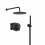 Душова система 7 в 1 Nova Fonte 208313915 Black matt Kludi