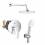 Душова система Eurosmart з Tempesta 200 UA25183003 Grohe