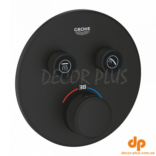 Змішувач для душу Grohtherm SmartControl 29507KF0 Black matt Grohe