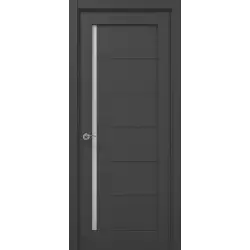 Міжкімнатні двері Папа Карло ML-613 темно сірий супермат
